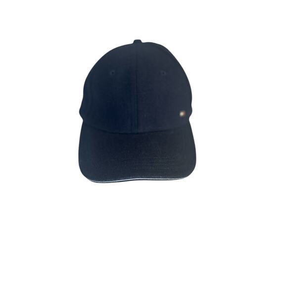 NEW Tommy Hilfiger Men's Navy Blue Corporate Enamel Wool Blend Strapback Cap - Picture 3 of 8